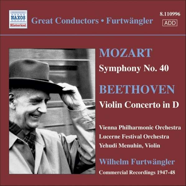 MOZART: Symphony No. 40 / BEETHOVEN: Violin Concerto