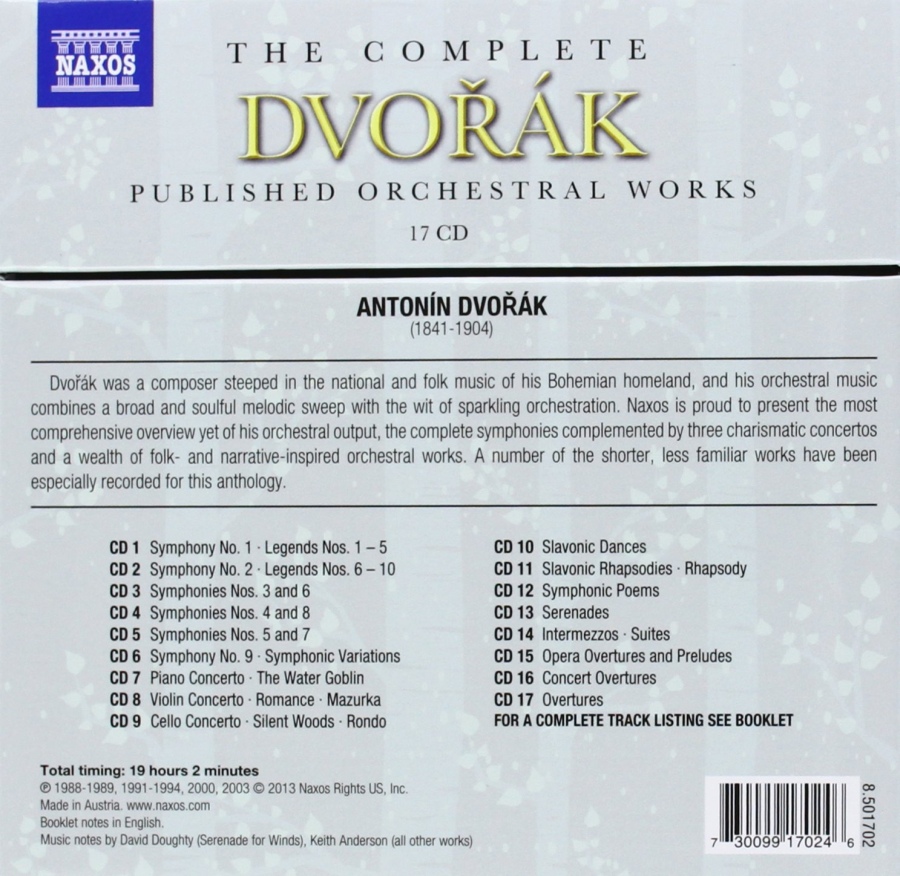 Dvorak: Complete Orchestral Works - slide-1