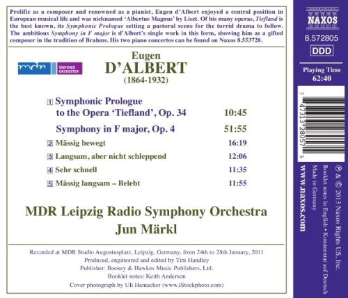 D'ALBERT: Symphony in F major, Symphonic Prologue to the Opera 'Tiefland' - slide-1