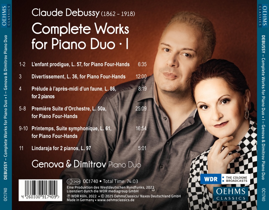 Debussy: Complete Works for Piano Duo Vol. 1 - slide-1