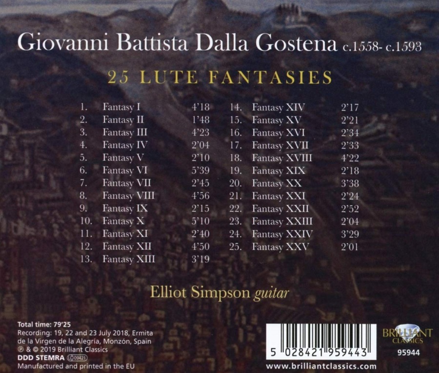 Dalla Gostena: 25 Lute Fantasies - slide-1