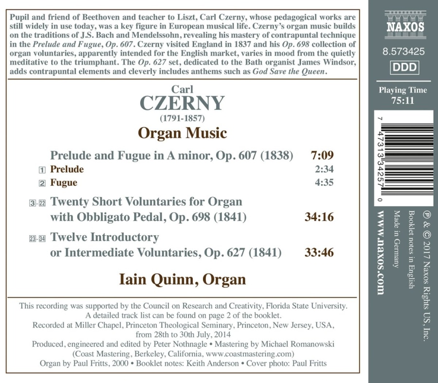 Czerny: Organ Music - slide-1