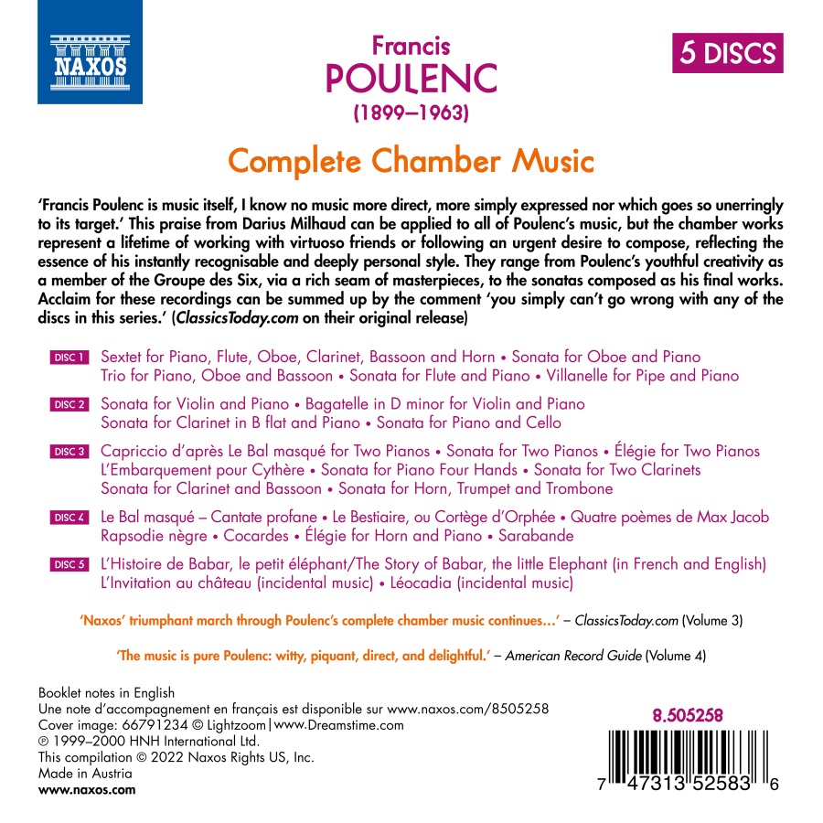 Poulenc: Complete Chamber Music - slide-1