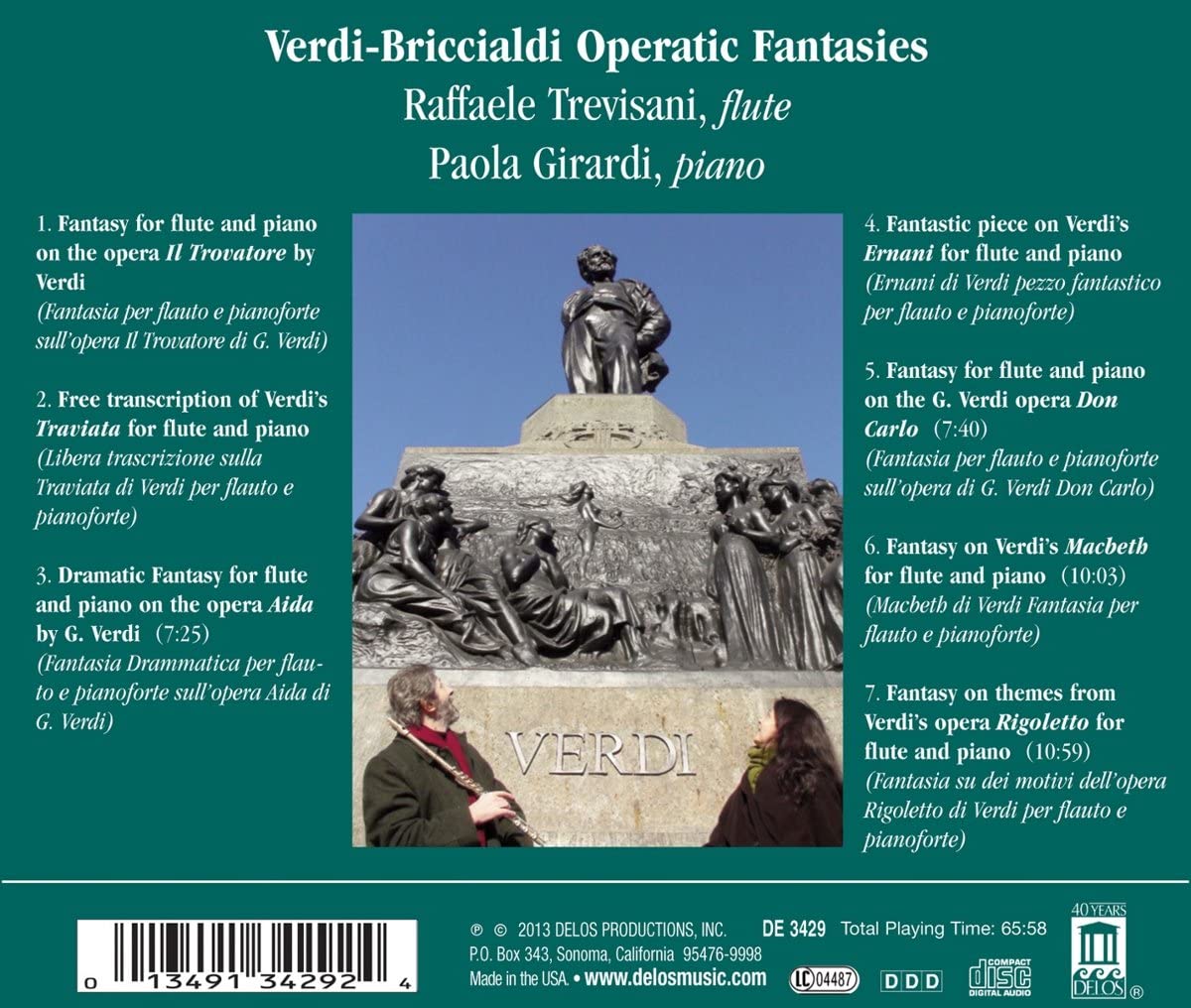 Verdi / Briccialdi: Operatic Fantasies - slide-1