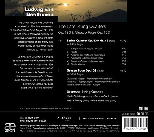 Beethoven: String Quartet Op. 130 & Grosse Fuge Op. 133 - slide-1