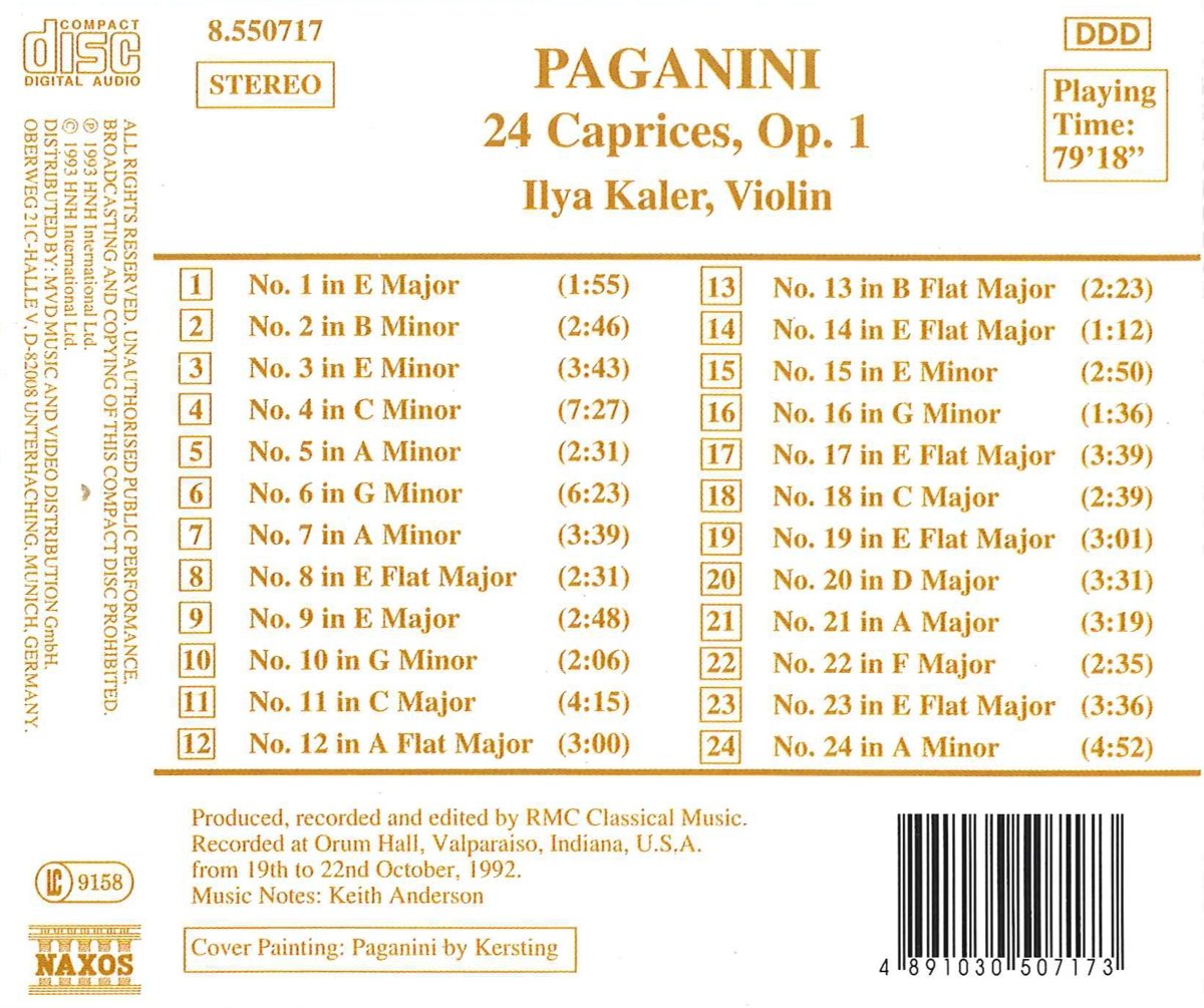 PAGANINI: 24 Caprices - slide-1