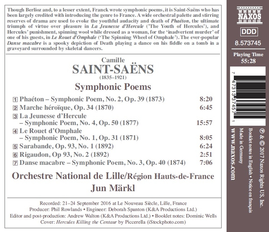 Saint-Saëns: Symphonic Poems - slide-1