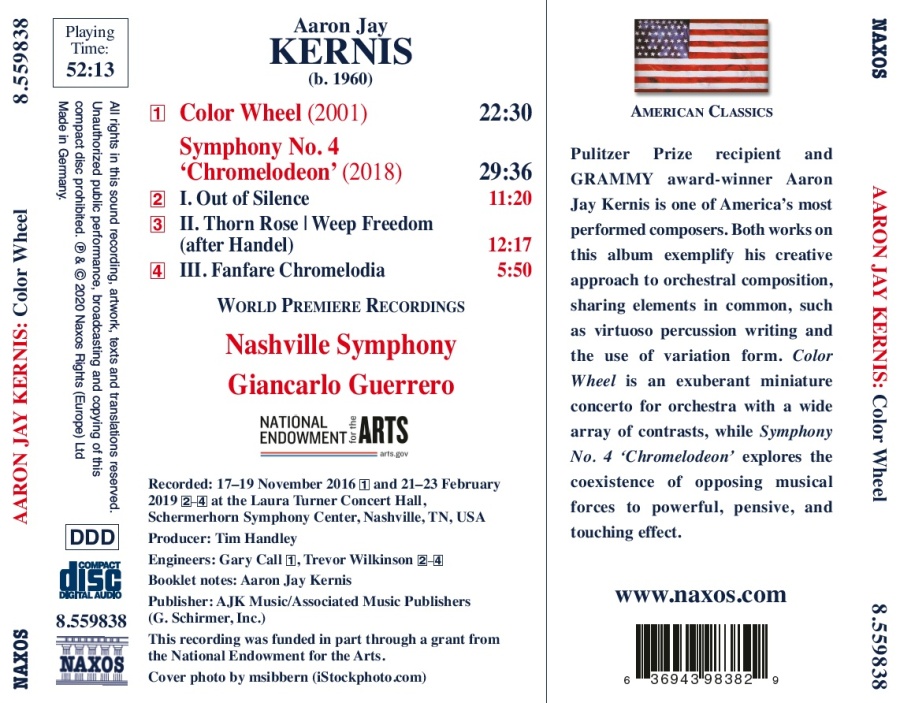 Kernis: Color Wheel; Symphony No. 4 - slide-1