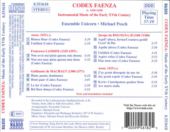 Codex Faenza - Instrumental Music of the Early 15th Century - slide-1