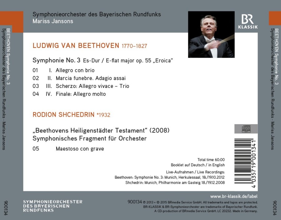 Beethoven: Symphony No. 3 “Eroica”; Shchedrin: Beethovens Heiligenstädter Testament - slide-1