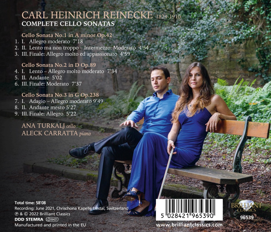Reinecke: Complete Cello Sonatas - slide-1