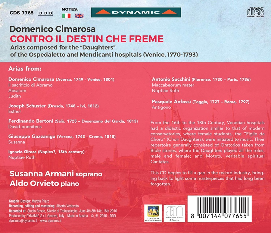 Cimarosa: Contro il destin che freme, arias - slide-1
