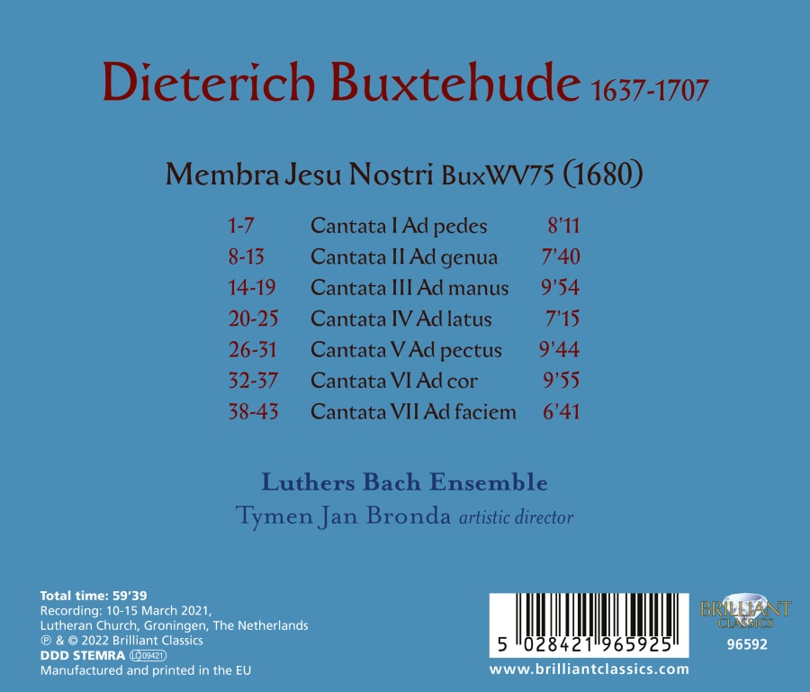 Buxtehude: Membra Jesu Nostri - slide-1