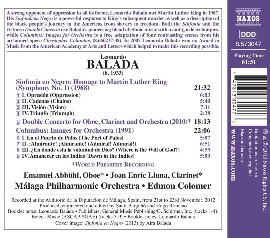 Balada: Sinfonia en Negro: Homage to Martin Luther King - slide-1