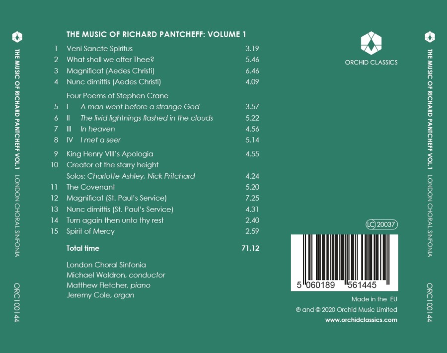 The Music of Richard Pantcheff Vol. 1 - Choral Music - slide-1