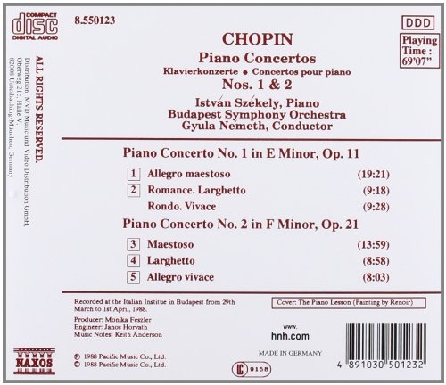 CHOPIN: Piano Concertos 1&2 - slide-1
