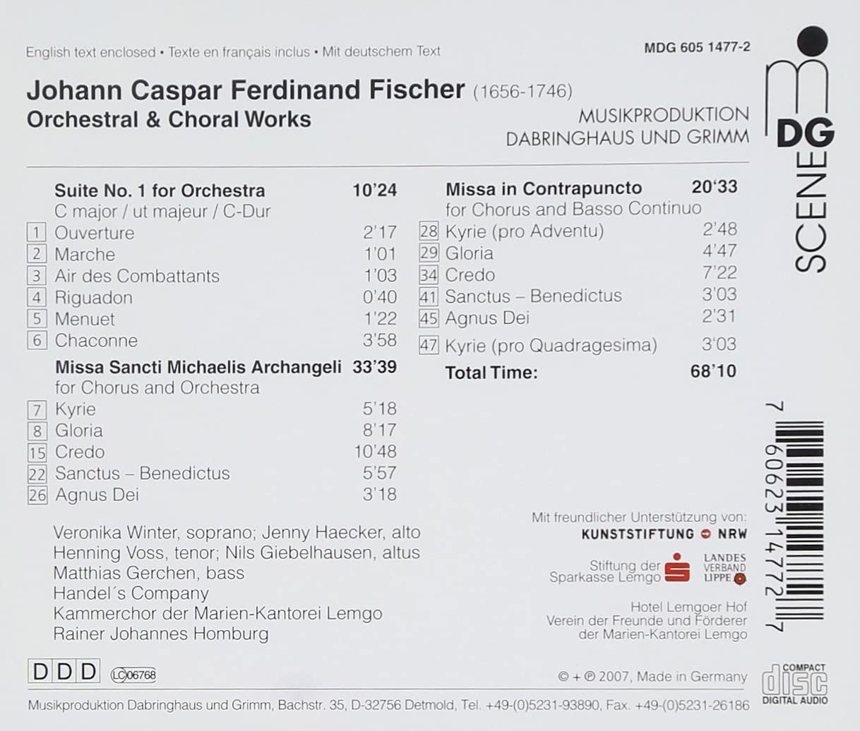 Fischer: Missa St. Michaelis Archangeli, Missa in Contrapuncto, - slide-1