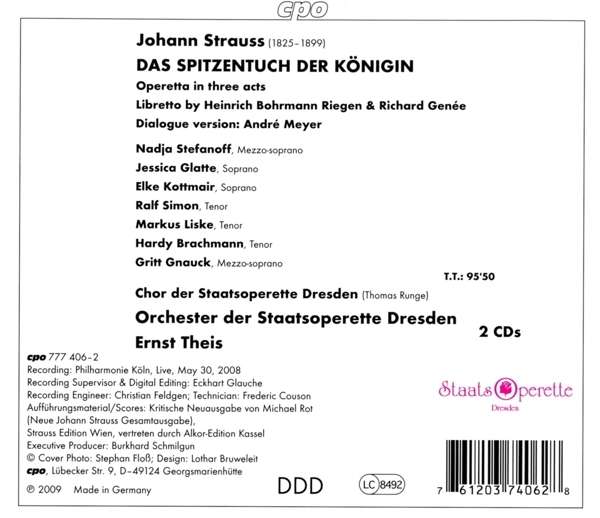 Strauss Johann: Das Spitzentuch der Königin - slide-1