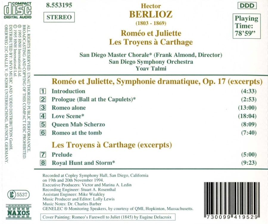 BERLIOZ: Romeo et Juliette, Les Troyens a Carthage - slide-1