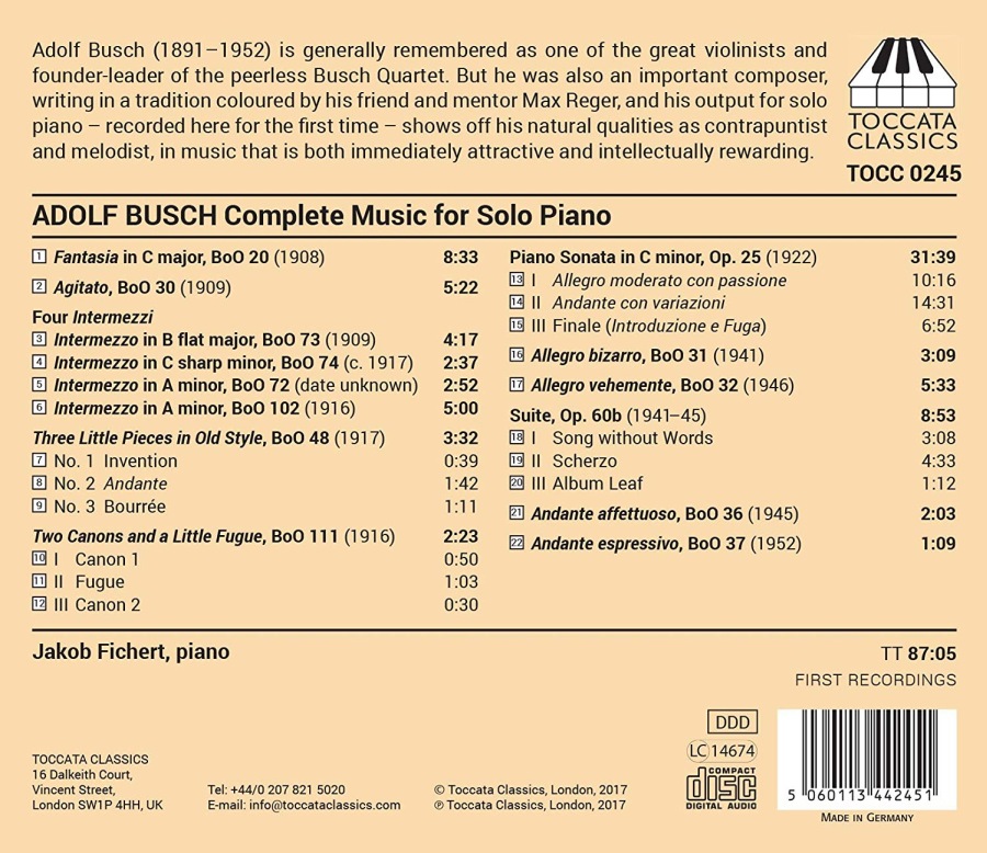 Busch: Complete Music for Solo Piano - slide-1