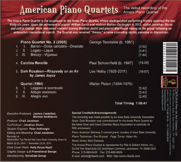 American Piano Quartets - slide-1