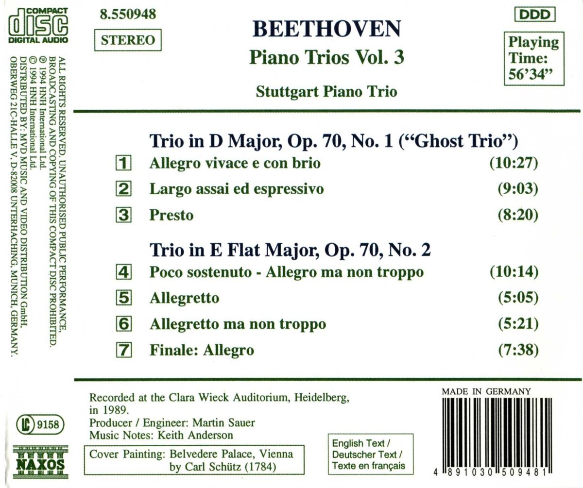 BEETHOVEN: Piano Trios vol. 3 - slide-1