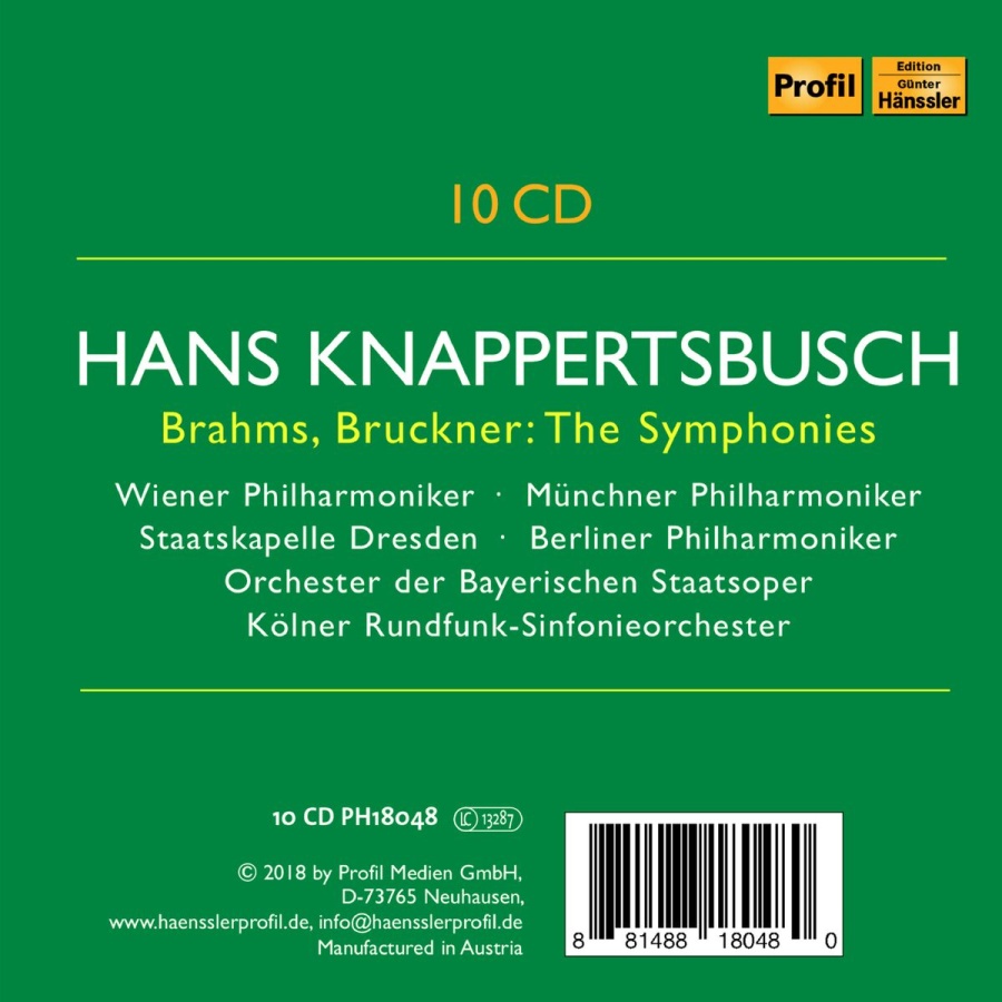Hans Knappertsbusch - Brahms & Bruckner - slide-1