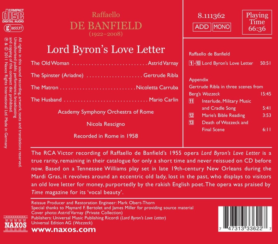 Banfield: Lord Byron's Love Letter (1958) - slide-1