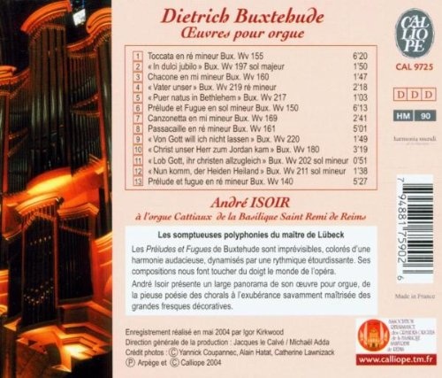 Buxtehude: Organ works - slide-1