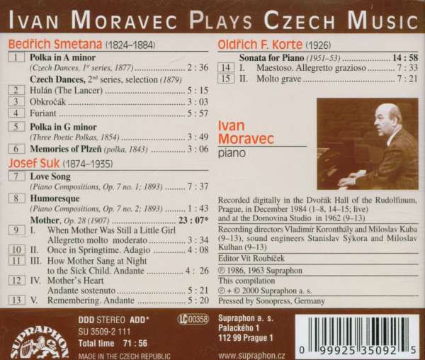 Ivan Moravec Plays Czech Music - slide-1