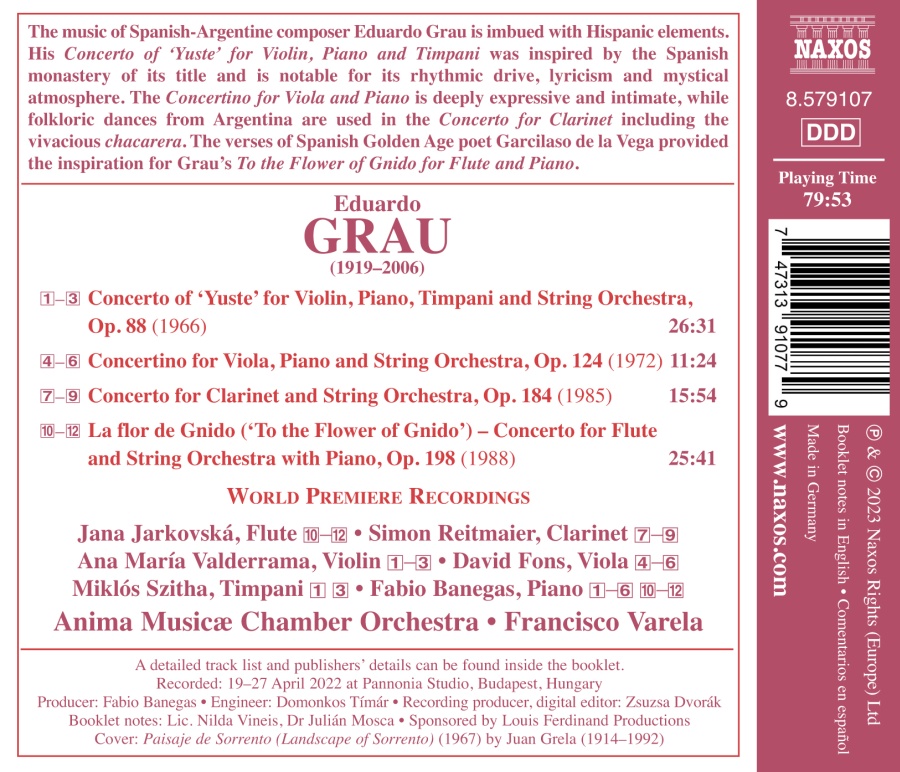Grau: Concertos for Soloists and String Orchestra - slide-1