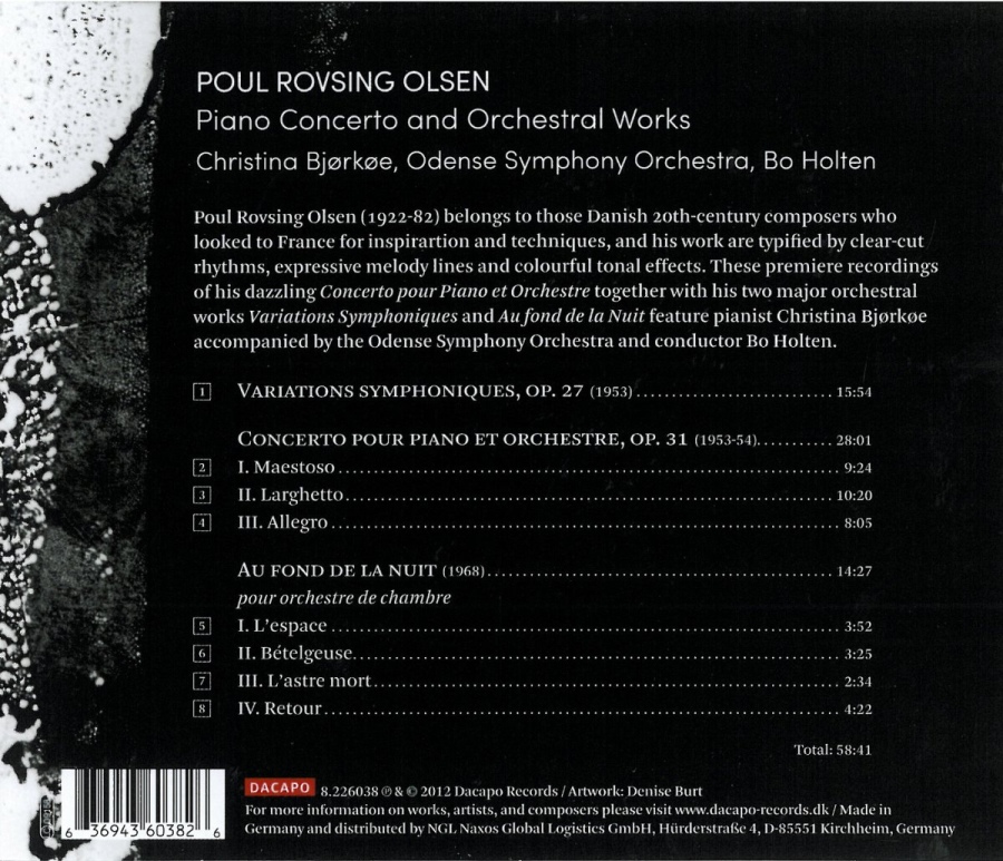 Olsen: Piano Concerto and Orchestral Works - slide-1