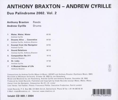 Braxton/Cyrille: Duo Vol2 - slide-1