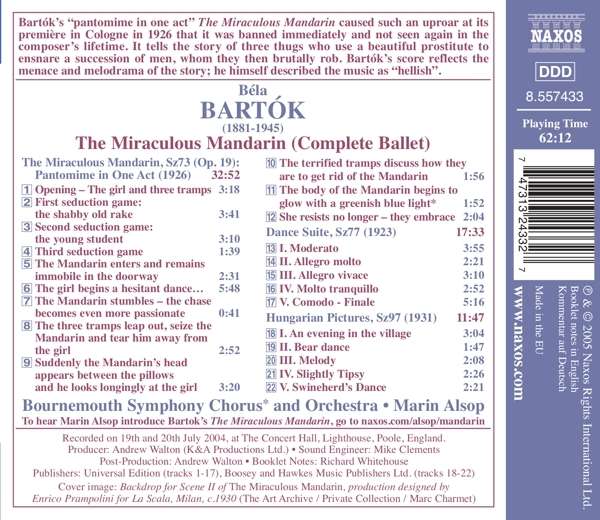 BARTOK: Miraculous Mandarin - slide-1