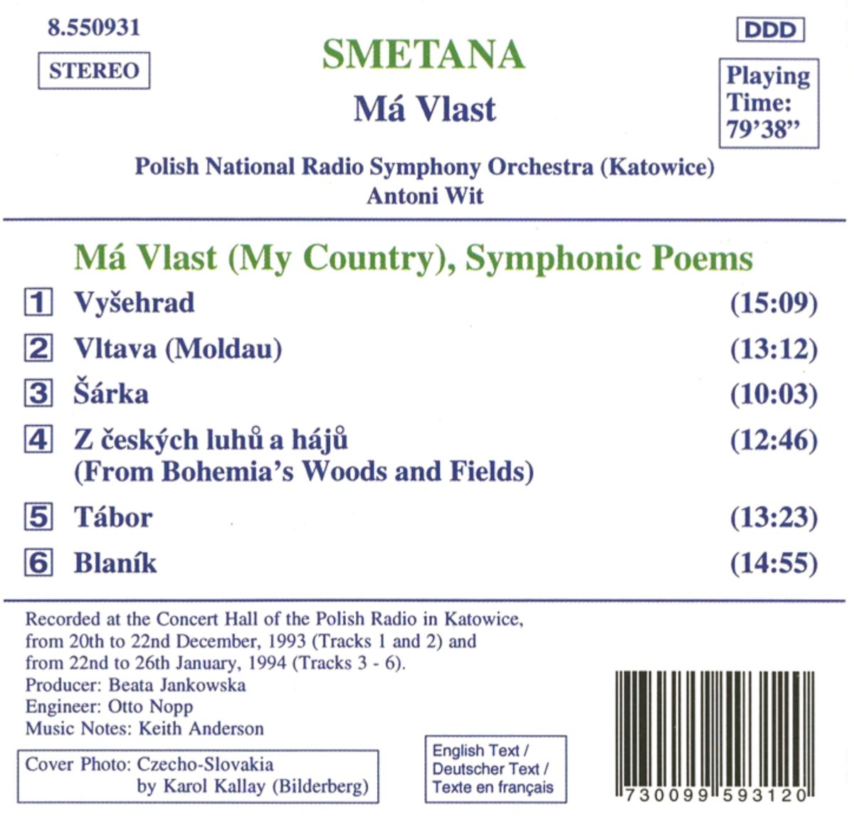 SMETANA: Ma vlast (My Country) - slide-1