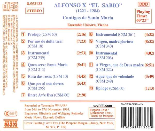ALFONSO X: Cantigas de Santa Maria - slide-1