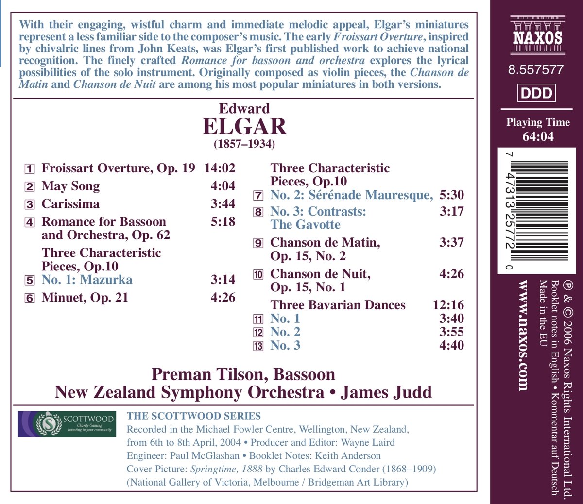 ELGAR: Orchestral Miniatures - slide-1