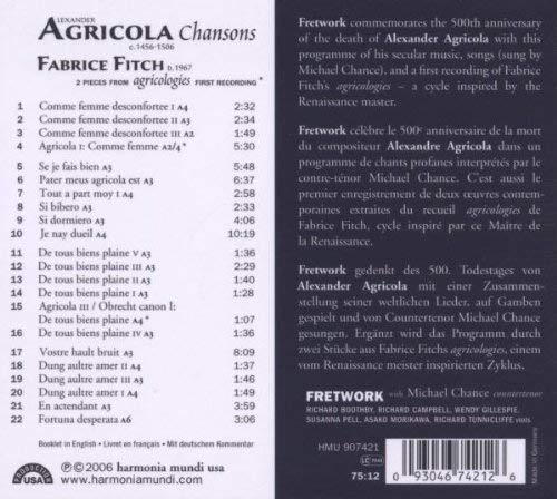 Agricola: Chansons - slide-1