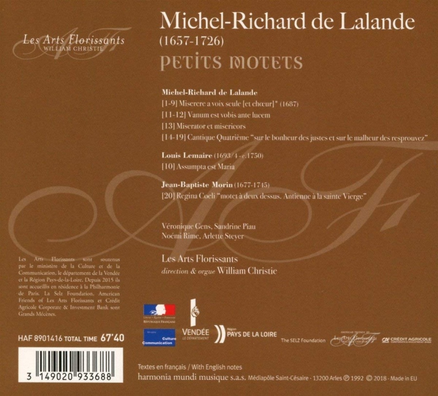 Lalande: Petits motets - slide-1