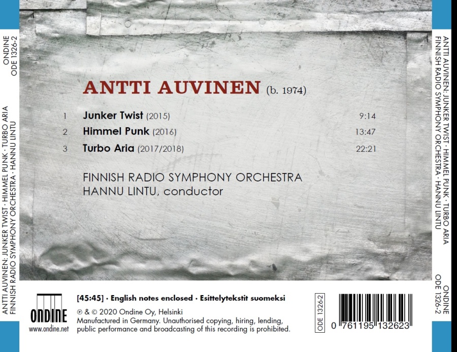 Auvinen: Orchestral Works - slide-1