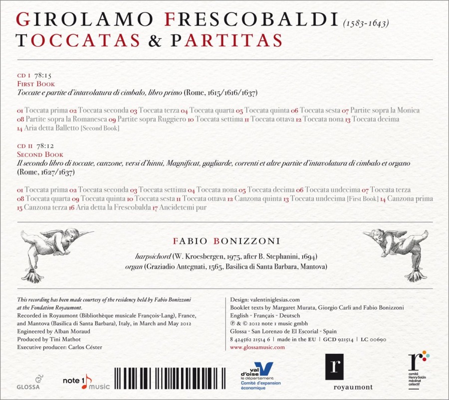 Frescobaldi: Toccatas & Partitas - slide-1