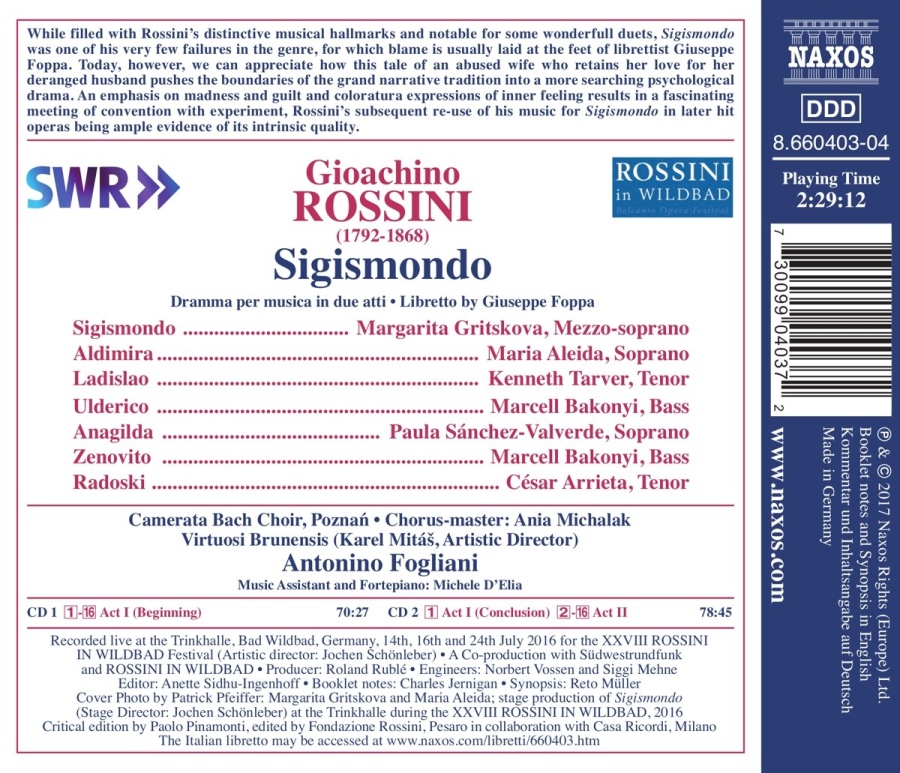 Rossini: Sigismondo - slide-1