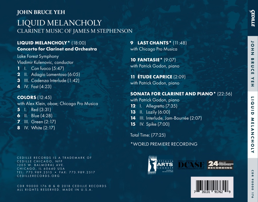 Liquid Melancholy - Clarinet Music of James M Stephenson - slide-1