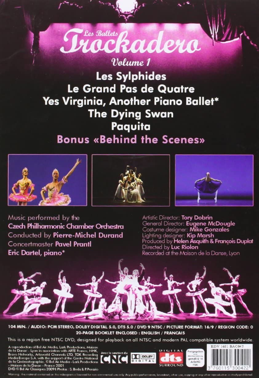 LES BALLETS TROCKADERO vol. 1- Les Sylphides; Le Grand Pas de Quatre; Yes Virginia, Another Piano Ballet; The Dying Swan; Paquita + Bonus: Behind the Scenes - slide-1