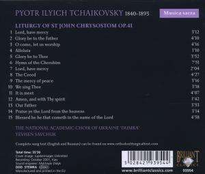 Tchaikovsky: Liturgy of St John Chrysostom - slide-1