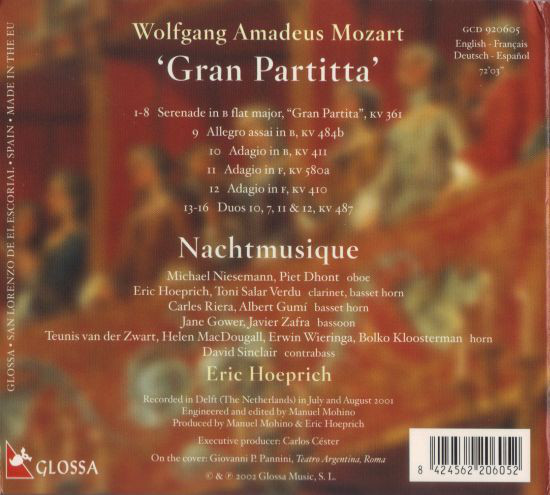 Mozart: Gran Partita, Nachtmusique - slide-1