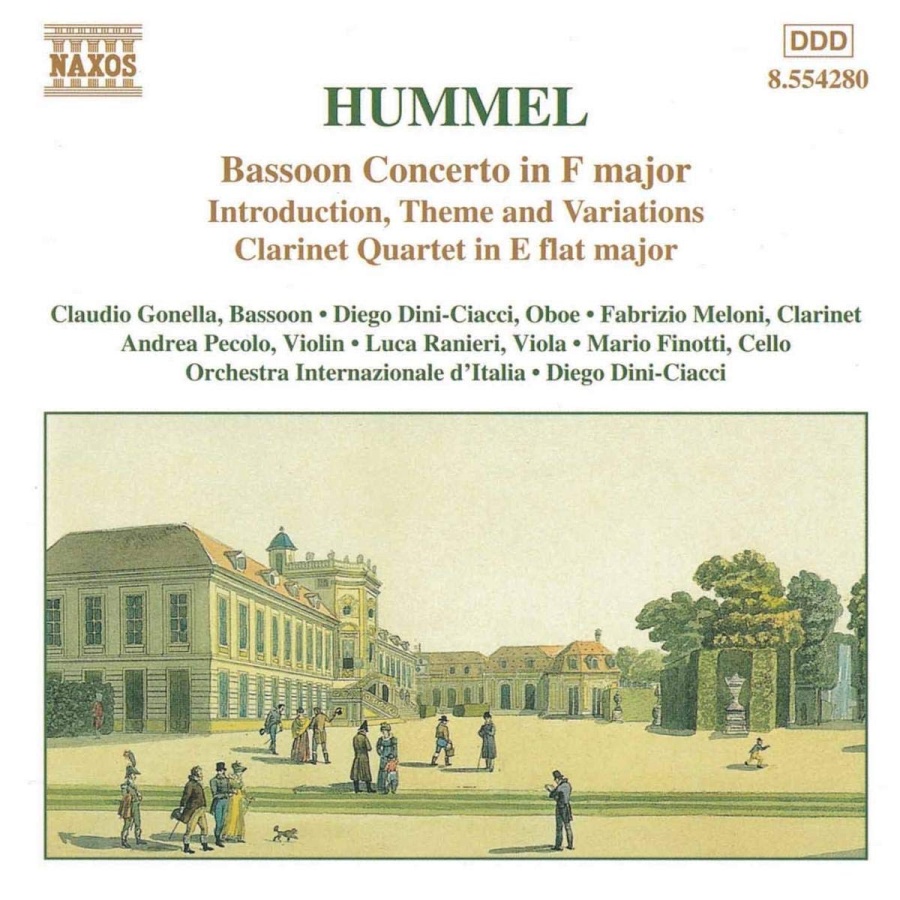 HUMMEL: Bassoon Concerto; Clarinet Quartet