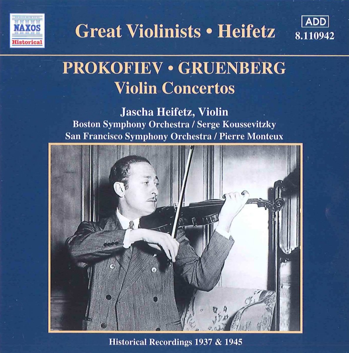 GREAT VIOLINISTS - HEIFETZ (1937-45)