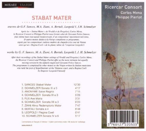  Stabat Mater: Sances / Bertali / Zani / Fuchs / Schmeltzer - slide-1