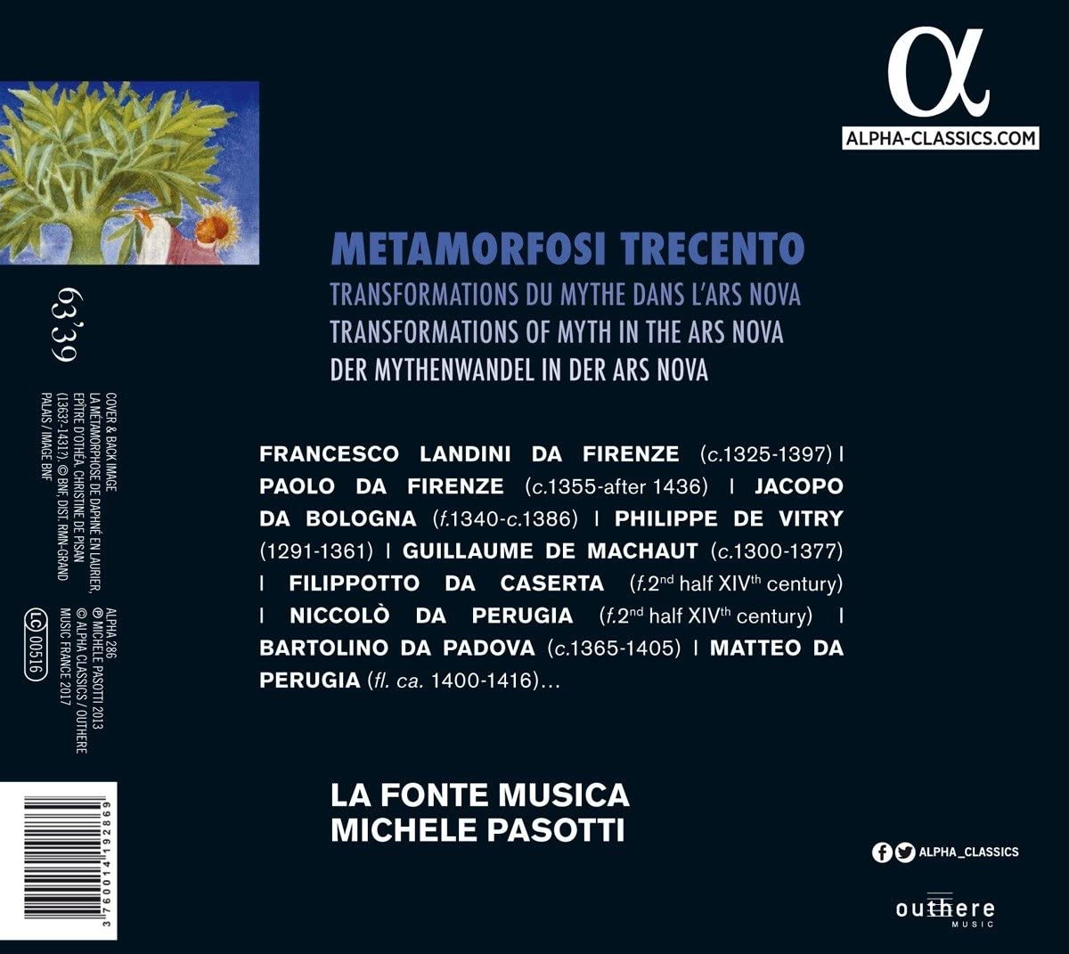 Metamorfosi Trecento – Landini, Jacopo da Bologne, Machaut … - slide-1